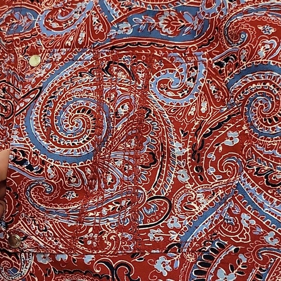 Bandolino Amy Short Size 14 Bonfire Paisley Size 14 - Picture 4 of 9